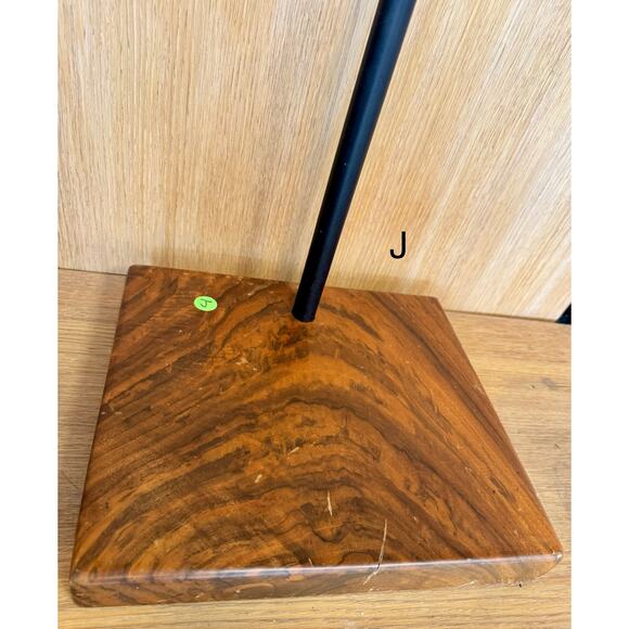 “J” Custom Steel & Wood Retail Display Stand – Adjustable Height - Picture 2 of 5